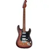 Mooer MSC20 Pro Amber Brown guitare électrique avec housse