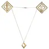 LOCKINK - Pinces à Tétons Réglables avec Pendentif Léger - or