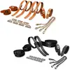 LOCKINK - Set de Contraintes 8 Sangles de Bondage - brun