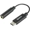 Adaptateur audio Boya By-k4 Trs femelle vers USB-C mâle