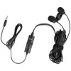 Merkloos / Sans marque Boya BY-M1DM Double Lavalier pour Appareil Photo Reflex numérique Noir