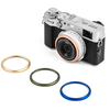 Kit d'anneaux NiSi Fujifilm X100 (or, orange, vert, bleu)