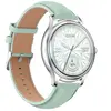 Montre connectée Colmi L28 (argent-vert + bracelet en cuir vert)