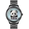 Montre connectée Colmi L28 (noire + bracelet en acier noir)