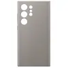 Coque en cuir vegan Designed for Samsung Galaxy S24 Ultra Taupe