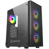 UNYKAch Gaming Mir 100 Bureau Noir, Transparent