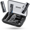 BOYALINK Mini micro cravate sans fil, USB-C Lightning Microphone iPhon...