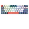 Machenike K500-B61 clavier mécanique filaire 60 %, disposition QWERTY ...