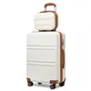 Kono Set de 2 Valise de Voyage Valise Rigide ABS Bagage Cabine 55cm Va...