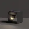 KLEWE Projecteur solaire à LED pour jardin Alea anthracite 15 x 15 cm ...