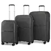Kono Set de 3 Valise 55-67-76cm Valise de Voyage Rigide en Polypropylè...