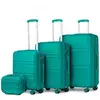 Kono Set de 4 Valises Rigide Bagage Cabine 55cm + Valise Moyenne 65cm+...