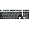 Black & Cyan Cyrillic Keycap Set (98-key)