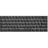 Shine-Through Black Keycap Set (61-key)