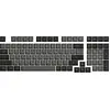 Black & Gold Cyrillic Keycap Set (98-key)