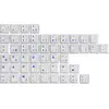 Blue on White ISO Spare Keycap(49-key)
