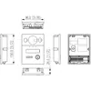 Dahua VTO2003F Interphone hybride 2 fils aluminium