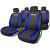 JEU DE HOUSSES COMPLET SPARCO NOIR AVEC BANDES BLEUES (LOGO AV SEULEM