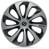 M.Way SPARCO 4 Enjoliveurs 13 Pouces Sicilia Argent et Noir