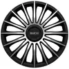 Jeu de 4 enjoliveurs Sparco Treviso 14 pouces noir / argent SP1493BKSV