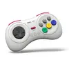 Rétrogaming-8bitdo Manette Bluetooth 8 boutons M30, couleur Blanche/Wh...