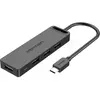 Hub USB C Vention 4 Ports - Noir