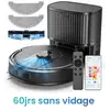 Vactidy Cleanova W11 Aspirateur Robot Laveur 5000Pa - Vidange Automat...