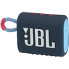 Enceinte portable étanche sans fil Bluetooth JBL Go 3 Bleu et Logo Blanc