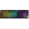 Akko 5108B Plus clavier de jeu mécanique noir et or, échange à chaud RVB, USB Type-C, 2.4GHz,