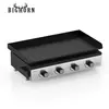 BIGHORN Plancha Gaz 4 Brûleurs en Acier Cuisson Teppanyaki