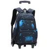 LECOO Cartable à Roulette Garçon Primaire Sac à Dos pour Enfant Cartab...