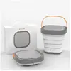 lave-linge Moyu Mini laveuse pliable Gris