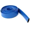 Soditecc - Tuyau plastique bleu plat de refoulement Ø76, le mètre