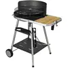SOMAGIC Barbecue à  charbon de bois avec grille pivotante - Acier - 86 x 63,5 x 95 cm
