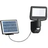 AREV Projecteur Solaire FLOOD 15W 1000lm - Noir - Detecteur de Mouvement TU