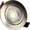 Spot encastrable - JADE - MODULE 5W - Acier brossé - 400lm - Ø83mm
