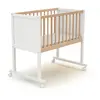 Berceau 40x80 CONFORT - Blanc - Hêtre Verni - AT4 - Matelas inclus