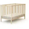 Lit à barreaux en bois brut - FORMULA BABY - 60 x 120 cm - Sommier rég...
