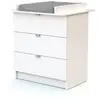 Webaby commode à langer 3 tiroirs panda en bois 90358202