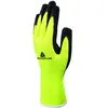 VENITEX Gants De Manutention Polyester Jaune Latex Noir 10