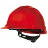 Delta Plus - casque de chantier rouge serrage crémaillère D020QUARUP30