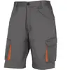 Bermuda de travail MACH 2 gris/orange T2XL - - M2BE2GRXX