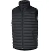 Deltaplus Gilet doudoune sans manche en polyamide ripstop enduit PU noir/rouge T2XL - - GDOONNRXX