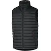 Deltaplus Gilet doudoune sans manche en polyamide ripstop enduit PU noir/rouge TS - - GDOONNRPT