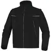 Veste softshell orsa entre 4 et 6 3xl noir softshell 400 - 500 g polyester / coton 1 pièce(s) veste softshell orsa noir t3xl - delta plus