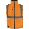 Gilet sans manche réversible HV orange/bleu marine TXL - - FIDJ3HVORXG