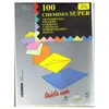 Rainex paquet de 100 chemises super carte 250g 24x32 ivoire 411iv