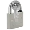 Cadenas anse Inox - Corps nickelé satiné et joint d'étanchéité