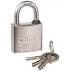 Iseo City Cadenas anse Inox - Corps nickelé satiné et joint d'étanchéité