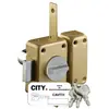 City - Verrou de haute sûreté iseo Cavith A2P - à bouton - 14000001
